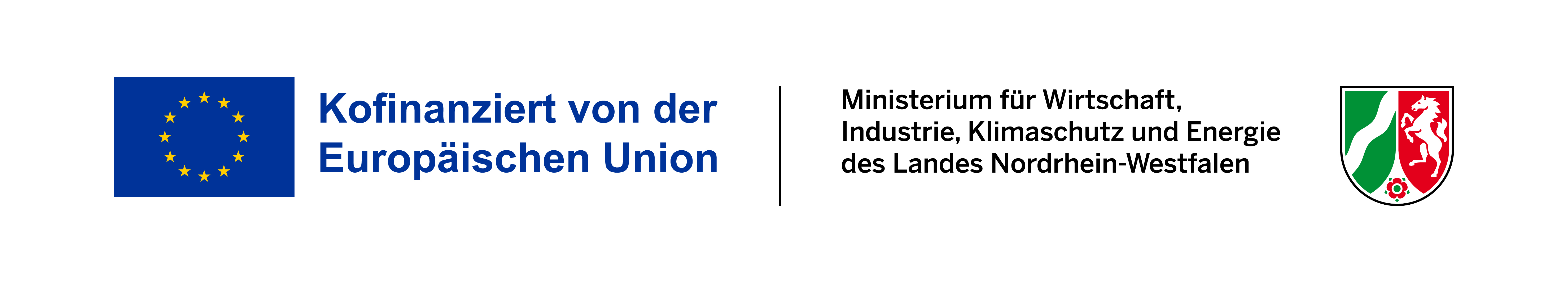 Kofinanziert von der Europäischen Union und vom Ministerium für Wirtschaft, Industrie, Klimaschutz und Energie des Landes Nordrhein-Westfalen